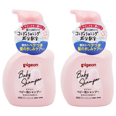 pigeon 貝親 洗髮慕斯 粉色花香, 350ml, 2瓶