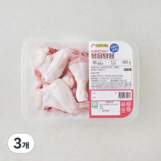 코켄 무항생제 인증 닭볶음탕용, 800g, 3개