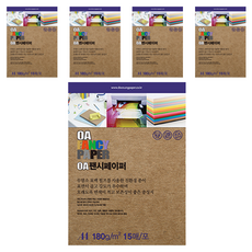 DOOSUNG PAPER 紙張 OA 美術紙 彩色影印紙 牛皮紙色 180g K03, A4, 75個