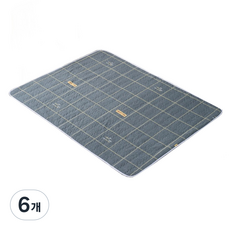 안심 위생 환자 깔개매트 7, 6개, 1개입