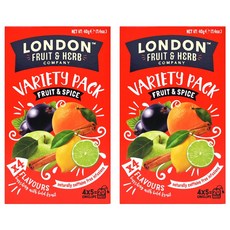 London Fruit Spicy Herb Tea Collection 4 種 2g x 5p 套裝, 20包, 2盒