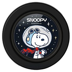 PEANUTS 史努比 磁吸氣囊手機支架 HSN-004, 黑色, 1個