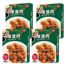 聯夏 東坡肉, 精選五花肉慢火細燉，入口即化, 200g, 4盒