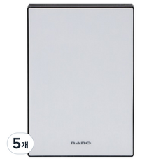 nano 電氣 Art2 1孔用面板 盲蓋 SIMPLE 黑色, 5個