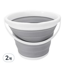 MONACO OLIVE 多用途折疊籃, 2個, 灰色