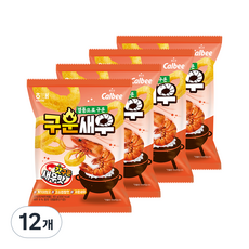 해태제과 구운 새우 스낵, 60g, 12개