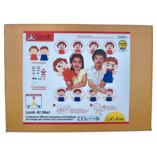 K's Kids 奇智奇思 我的心情手偶 2個 14個面部特徵和配件 36個月以上, 1組