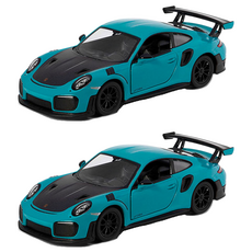 KiNSMAR 保時捷 911 GT2 RS 1:36 壓鑄車 2p, 2個