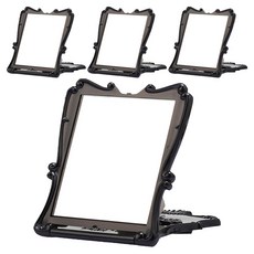 七星拉維納邊鏡小, 4個, 黑色