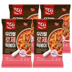 The God Of Tteokbokki 玫瑰醬刀削麵年糕, 4個, 360克