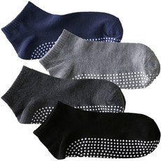 View Home 男士防滑低筒皮拉提斯襪 4件組