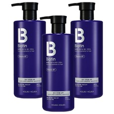 홀리카홀리카 비오틴 컨트롤 샴푸, 390ml, 3개