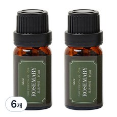 ALLE 迷迭香精油, 6個, 0.3oz