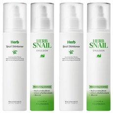 swanicoco 草本蝸牛精華基礎保養組 化妝水+乳液, 2組