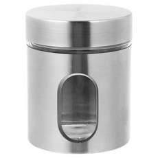 優得 義式玻璃罐 680ml 高硼硅耐熱玻璃 不鏽鋼, 1個