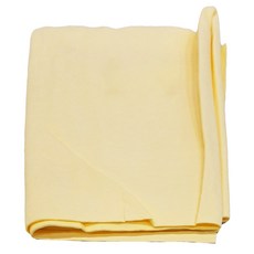 洗車鹿皮巾 Set 4條, PVA材質, 黃色, 1組