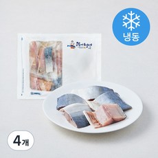 고등어청년 가시없는 어린이 순살 방어 (냉동), 4개, 500g