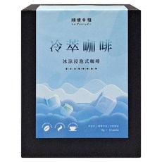 順便幸福 冷萃咖啡 曼特寧, 8g, 12包, 1盒
