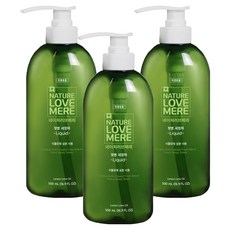 NATURE LOVE MERE 奶瓶清潔劑 液體型 檸檬香, 500ml, 3個
