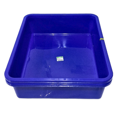 震嶸塑膠 600密林 置物籃, 藍色, 2個