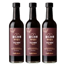 카페베네 콜드브루 헤이즐넛 더치커피, 375ml, 1개입, 3개