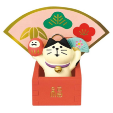 Concombre Decole 玩具 福氣招財貓咪組 福氣UP小貓, 1組