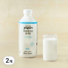 숲골 임실치즈마을 프로바이오 요거트 플레인, 900ml, 1개입, 2개