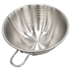 日本 SP SAUCE 不銹鋼附手柄調理碗 600毫升, 18.5 x 15 x 7.6 cm, 1個