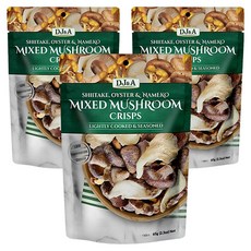 DJ&A 綜合菇脆片, 3包, 65g