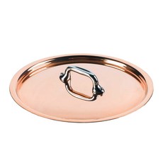 de Buyer 畢耶 契合銅鍋鑄鐵柄系列 銅鍋蓋, 1個, 14cm