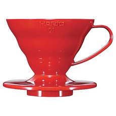 HARIO 好璃奧 V60 01樹脂濾杯 INT 紅色, VD-INT-01R, 1個