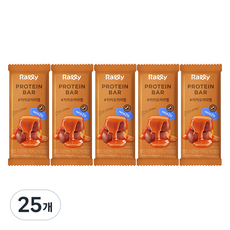 Rally 프로틴바 카카오카라멜향, 58g, 25개