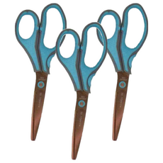 minono 米諾諾 防沾黏3D鈦剪 21 x 7.7 x 1.2cm, 3個, 藍色