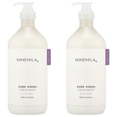 나인밀라 퓨어 히노끼 트리트먼트 블랙베리향, 2개, 1L