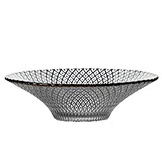 FOREVER 日式輕奢玻璃碗 14cm, 描金邊銀河款, 1個