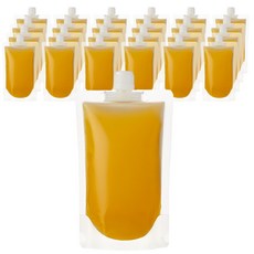 코멧 투명 스파우트 음료 파우치 300 mL, 입구지름 15mm, 25개입, 1개