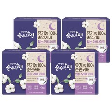 Pure Cotton 纯棉美人 夜用褲型衛生棉, 中型(80~105cm), 4片, 4包