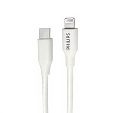 PHILIPS 飛利浦 手機充電線 USB-C-Lightning, 1m, DLC4549V, 1條