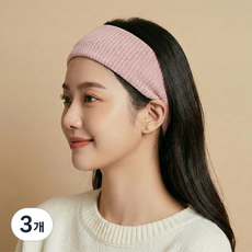 라라듀 탄성 스포츠 헤어밴드, 핑크, 3개