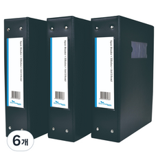 ECO Chungwoon 高週波梯式活頁夾 10cm, 6個, 黑色