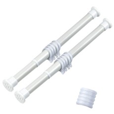 피피홈리빙 초강력 잠금형 압축봉 2p + 링 15p 세트, 화이트, 1세트