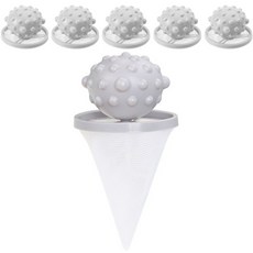 洗衣球過濾網 灰色, 6個