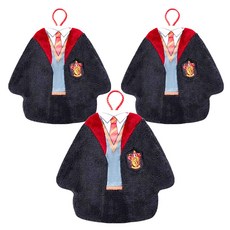 Harry Potter 哈利波特 高質感學院衣服造型擦手巾 彩色, 1入, 3條