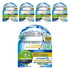 Schick 舒適牌 水次元5 變速 修整刀片 刮鬍刀片 替刃, 4片, 5盒