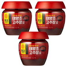 MONGGO FOODS INC. 淳昌名品太陽椒辣椒醬, 3個, 500g