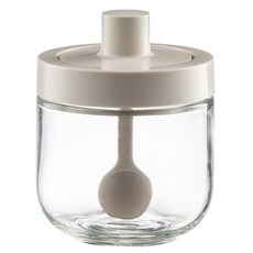 PINMOO 品沐 圓冠調味罐 白色, 1個, 300ml