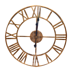 iINDOORS 英倫家居 簡約設計時鐘 700g, 仿鏽黑針