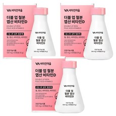 비타민마을 더블 업 철분 엽산 비타민D 30g, 60정, 3개