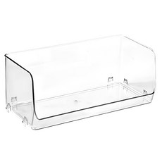 E.dot 可疊加透明置物盒 PET材質, 透明, 1個