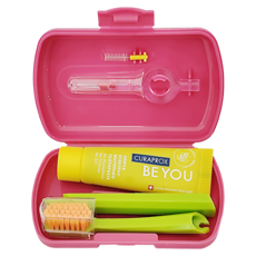 CURAPROX 酷瑞絲 BE YOU 繽紛旅行組 桃紅色, 1組